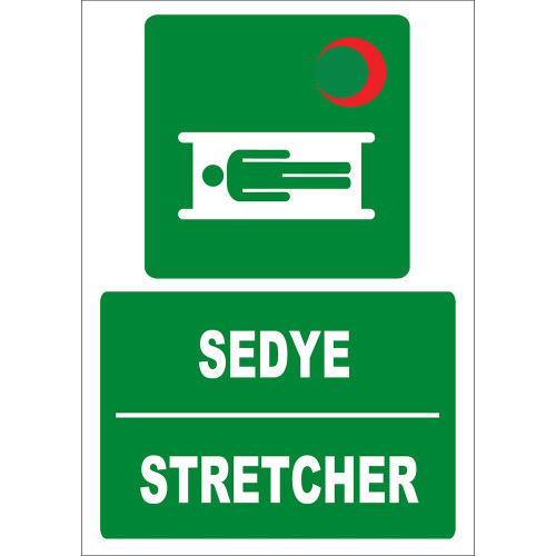 Turkish English Stretcher Sign Board Sign Label ZY2012