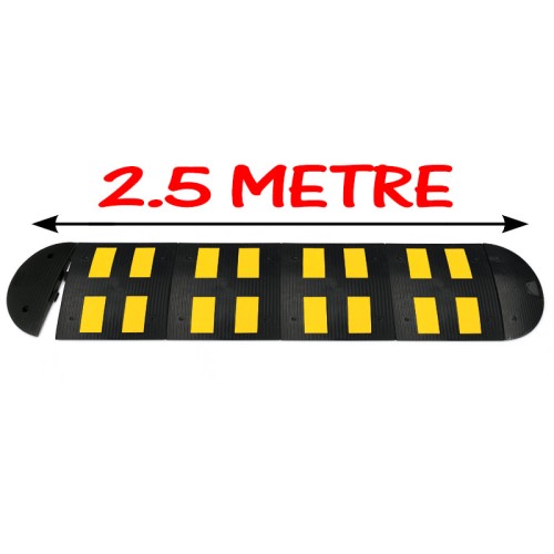 Speed Breaker Road Bustle Rubber Bump 2.5 Meters (50x50 cm)