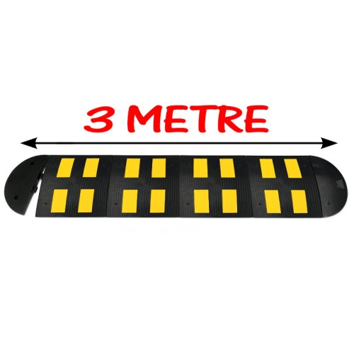 Speed Breaker Road Bustle Rubber Bump 3 Meter (50x50 cm)