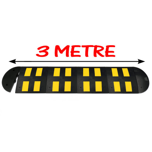 Speed Breaker Road Bustle Rubber Bump 3 Meter (50x50 cm)