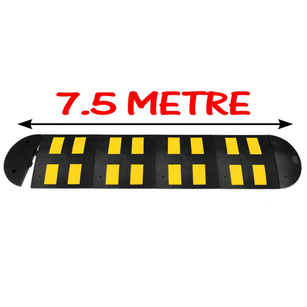 Speed Breaker Road Bustle Rubber Bump 7.5 Meter (50x50 cm)