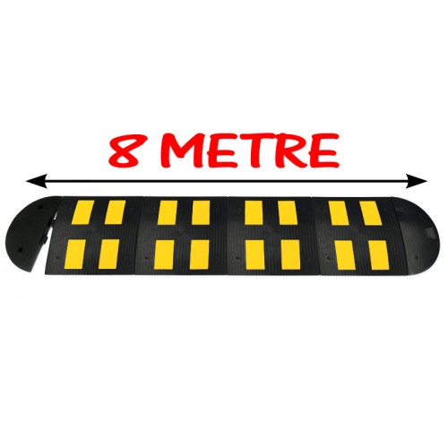 Speed Breaker Road Bustle Rubber Bump 8 Meter (50x50 cm)