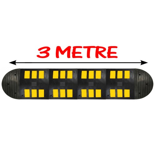 Speed Breaker Road Bustle Rubber Bump 3 Meter (60x50 cm)