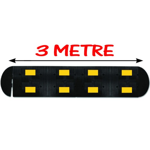 Speed Breaker Road Bustle Rubber Bump 3 Meter (50x40 cm)