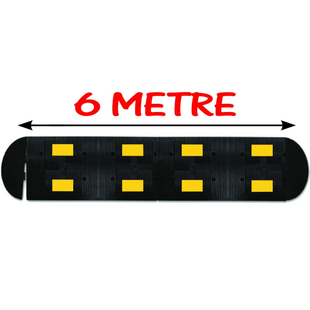 Muscle Speed Breaker Road Muscle Rubber Muscle 6 Meters (50x40 cm)