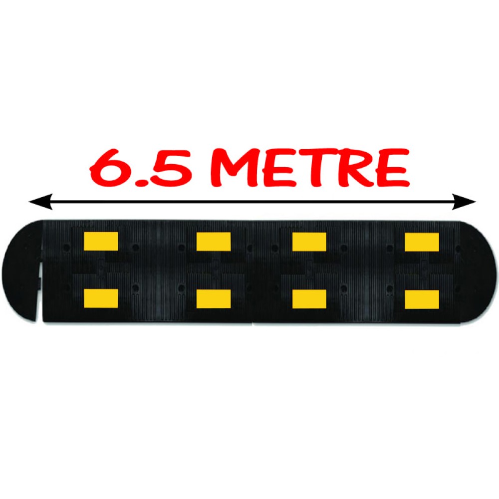 Speed Breaker Road Bustle Rubber Bump 6.5 Meter (50x40 cm)