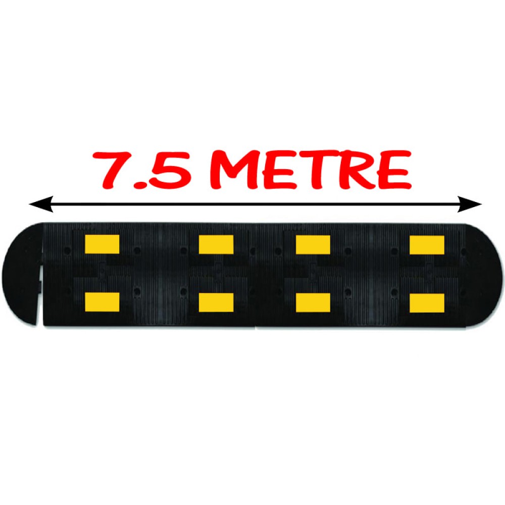 Speed Breaker Road Bustle Rubber Bump 7.5 Meter (50x40 cm)