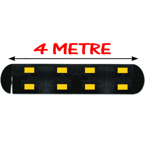 Speed Breaker Road Bustle Rubber Bump 4 Meters (50x40 cm)