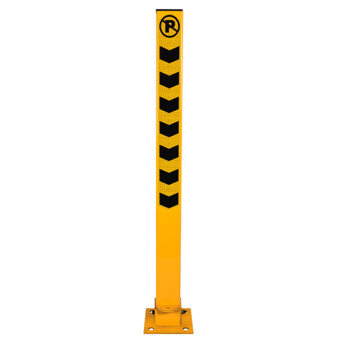 Folding Pole Parking Barrier Folding Locked Reclining Parking Barrier 100 cm