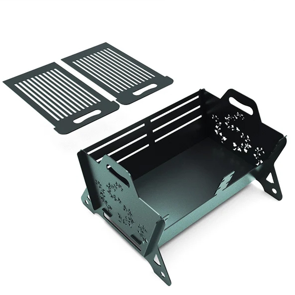 Production of Folding Barbecue Charcoal Barbecue Metal Portable Barbecue