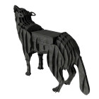 Wolf Shaped Barbecue Charcoal Barbecue Metal Wolf Barbecue