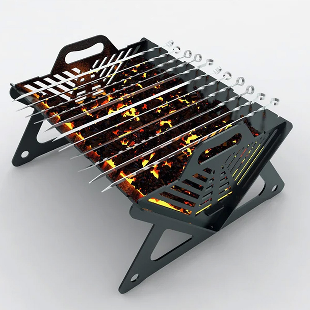 Portable Barbecue Charcoal Barbecue Metal Portable Barbecue Production