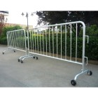 Metal Security Barrier Wheeled Police and Police Barrier 240cm LT-086