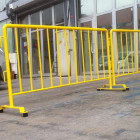 Metal Security Barrier and Barricade 2 Meters