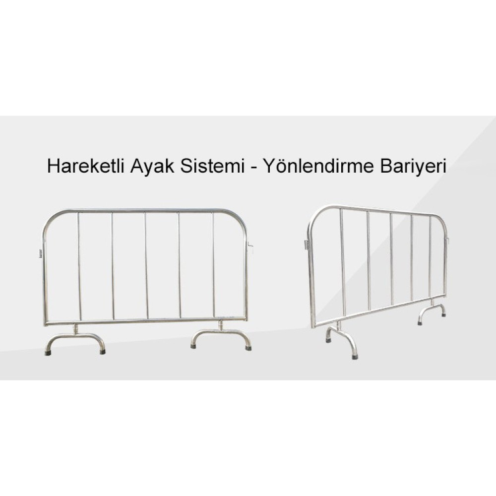 Metal Security Barrier Barricade Police and Constabulary Barrier 150cm LT-085