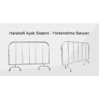 Metal Security Barrier Barricade Police and Constabulary Barrier 150cm LT-085