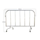 Metal Security Barrier Barricade Police and Constabulary Barrier 150cm LT-085