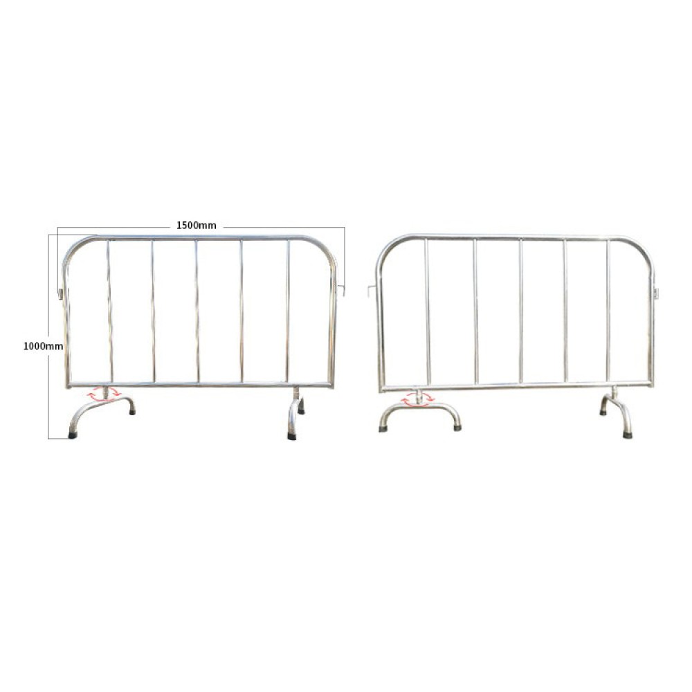 Metal Security Barrier Barricade Police and Constabulary Barrier 150cm LT-085