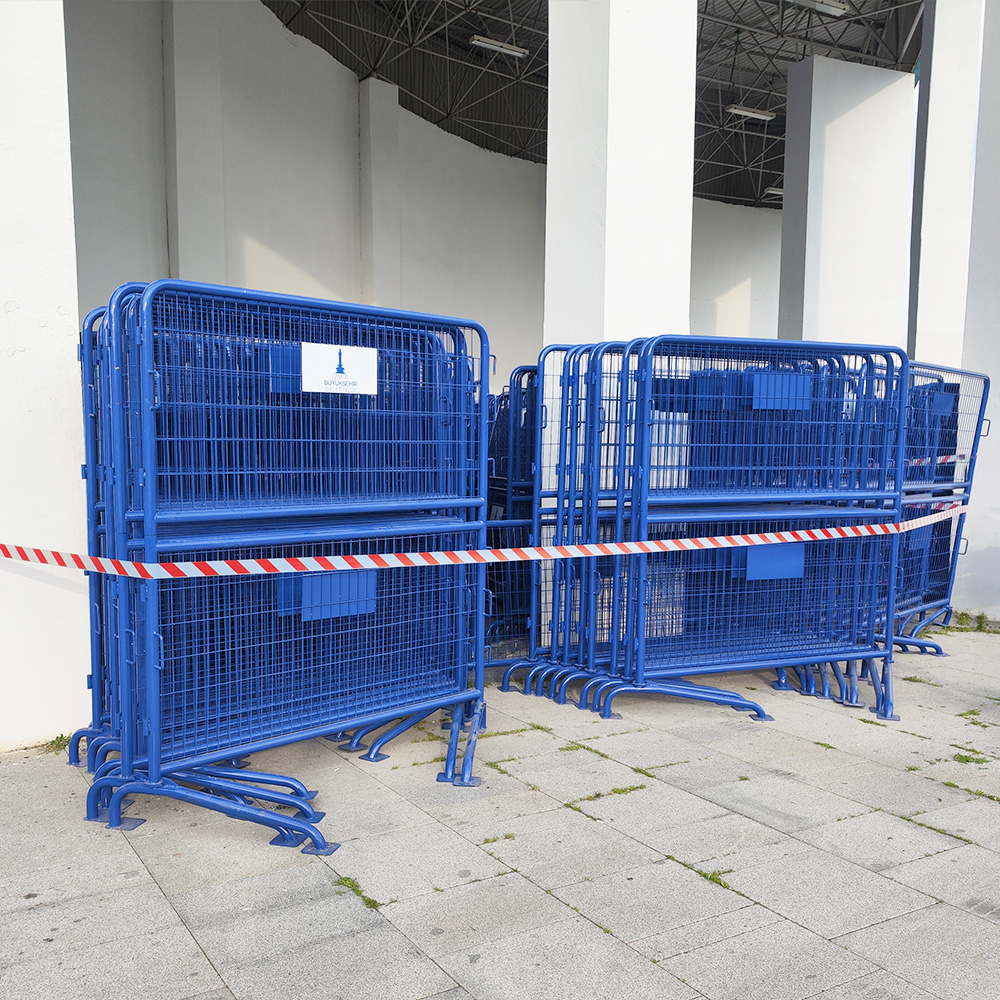 Police Barricade Police Barrier Double Layer Metal Security Barrier MGB21