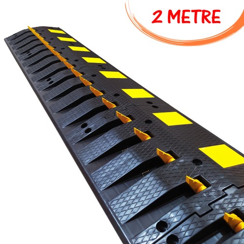 Barriered Speed Bump, Parking Lot Speed Bump Barrier, Vehicle Road Speed Bump Barrier 2 Meters