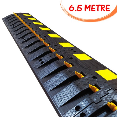 Retractable Speed Bump, Parking Lot Speed Bump Trap, Vehicle Road Speed Bump Trap, 6.5 Meters