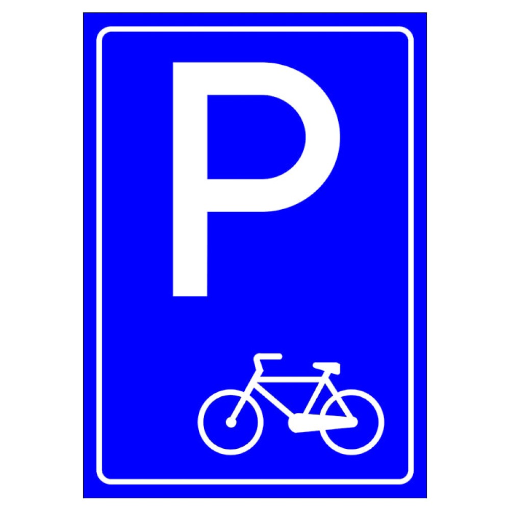 Bicycle Parking Lot Sign Traffic Sign