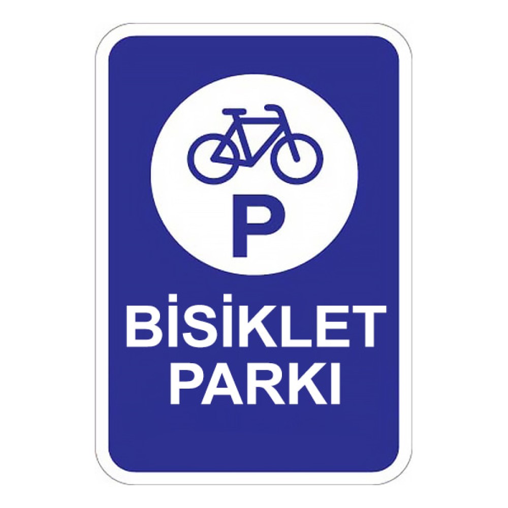 Bicycle Parking Lot Sign Bicycle Parking Sign