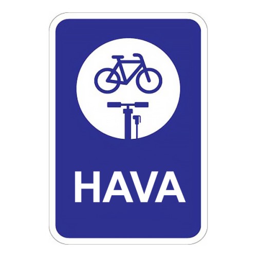 Bicycle Parking Air Signal Air Pressure Sign