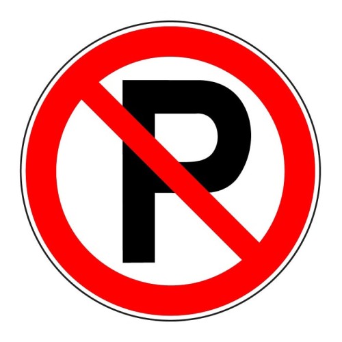 No Parking Sign Traffic Signboard Sign PL-100