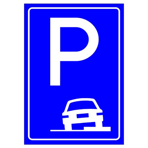 Parking Place Sign Parking Lot Signboard Mark P-3c