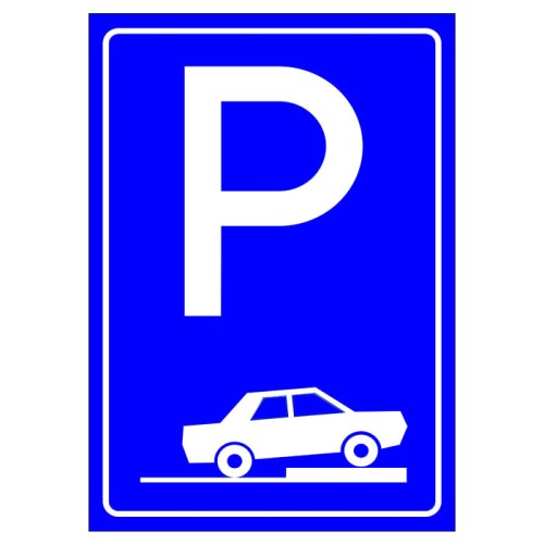 Parking Lot Sign Parking Lot Signboard Mark P-3d