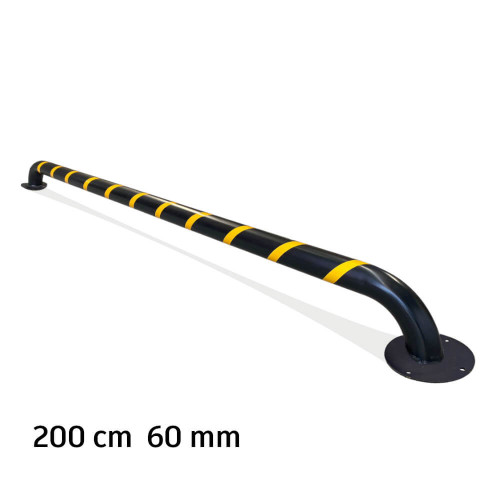 Vehicle Stopper Parking Stopper Black (Pipe Type) 200cm Ø60mm