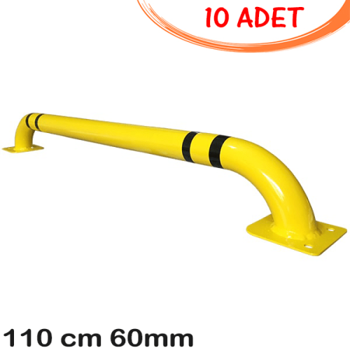 Vehicle Stopper Parking Stopper Parking Separator 110cm Ø60mm (10 PCS)