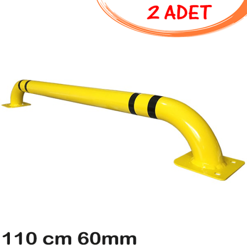 Vehicle Stopper Parking Stopper Parking Separator 110cm Ø60mm (2 PCS)