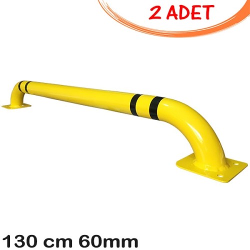 Vehicle Stopper Parking Stopper Parking Separator 130cm Ø60mm (2 PCS)