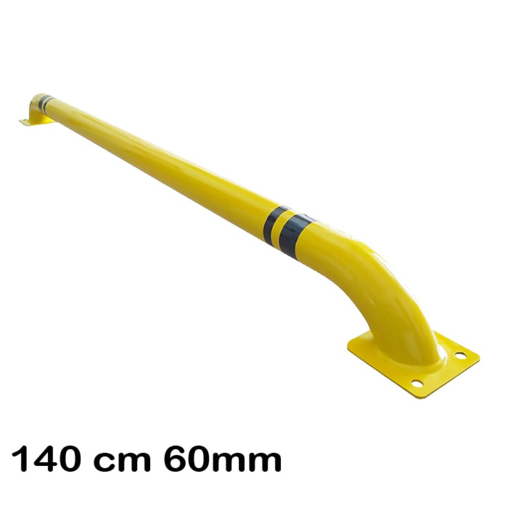 Otopark Bölme Bariyeri Lastik Sonlandırma Otopark Araç Stoperi Demiri 140cm Ø60mm