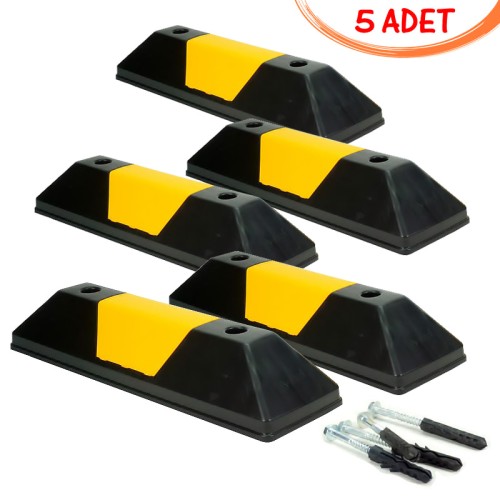 Vehicle Stopper Parking Stopper Plastic Evelux 12235 UB (5 PCS)