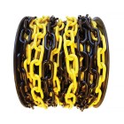 Plastic Chain Parking Lot Traffic Chain Yellow - Black 6mm