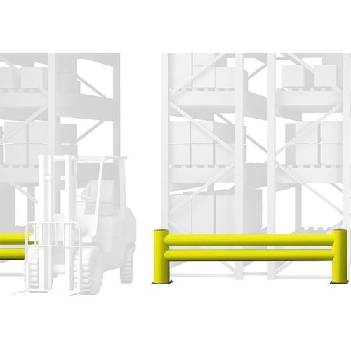 Shelf Protection Barrier and Pallet Protection Barrier 240 cm