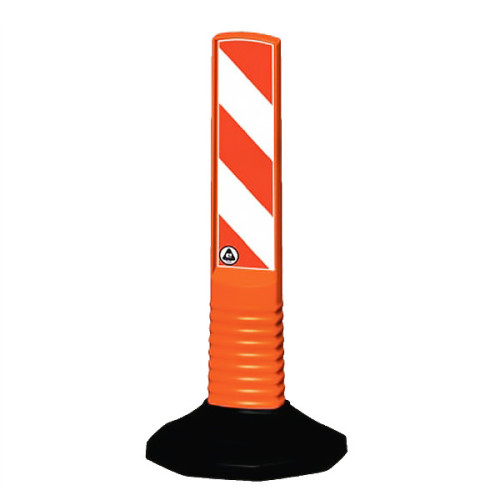 Warning Sign Delineator 75x12 cm Weighted Traffic Delineator