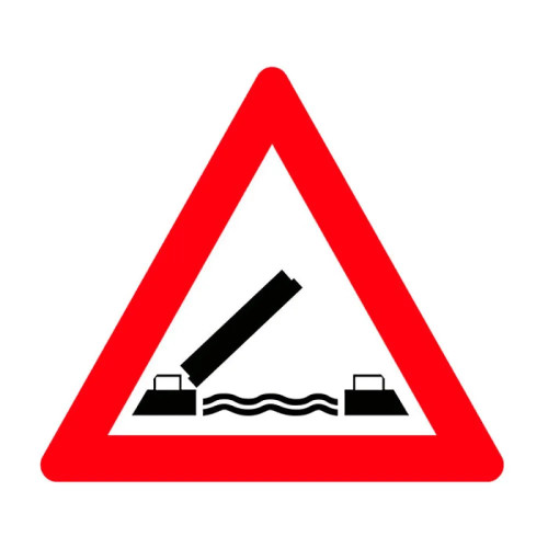 Opening Bridge Sign Danger Warning Sign T-5