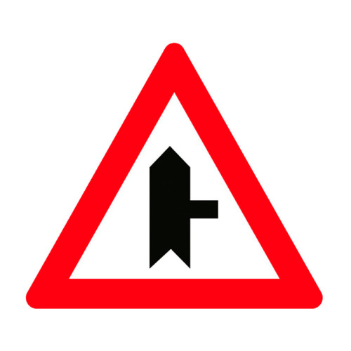 Main Road Secondary Road Junction Sign Danger Warning Sign T-22b