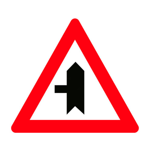 Main Road Secondary Road Junction Sign Danger Warning Sign T-22c