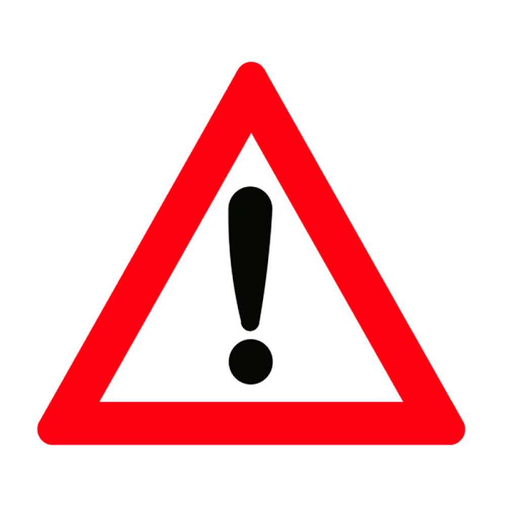 Attention Traffic Sign Danger Warning Sign T-20