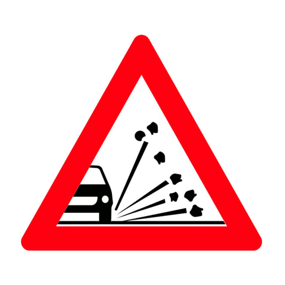 Loose Material Floor Sign Hazard Warning Sign T-9