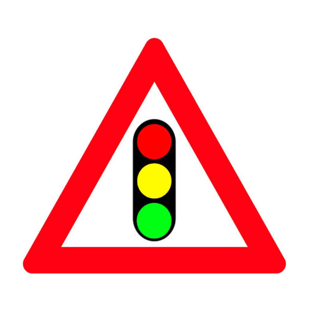 Illuminated Signal Device Sign Traffic Hazard Warning Sign T-16