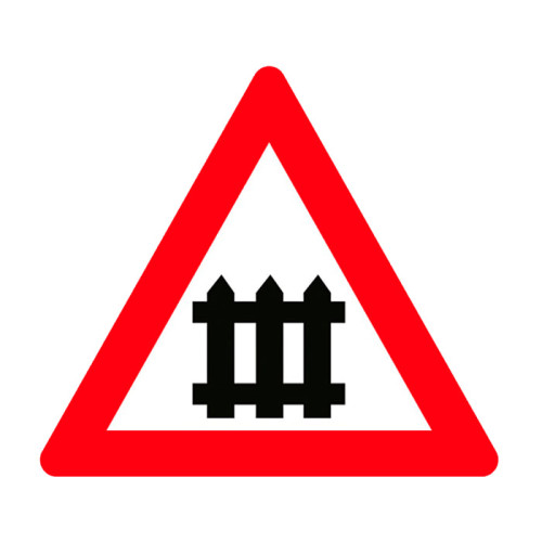 Controlled Railway Crossing Sign Traffic Sign T-25