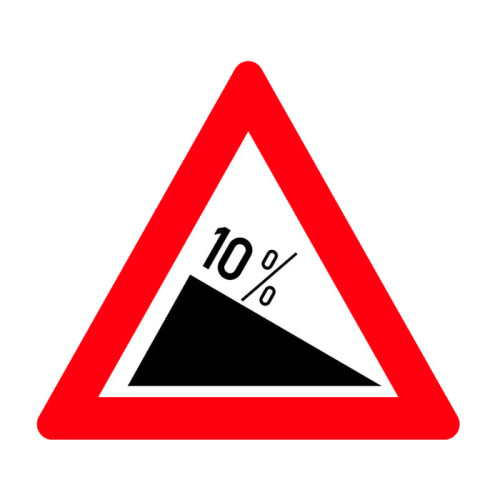 Dangerous Slope Landing Sign Traffic Sign T-3a