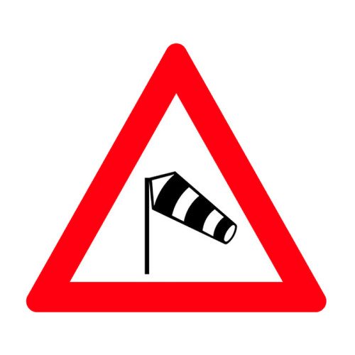 From The Side Wind Sign Traffic Sign T-18