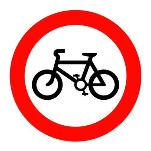 No Bicycles Entry Sign Traffic Sign TT-8